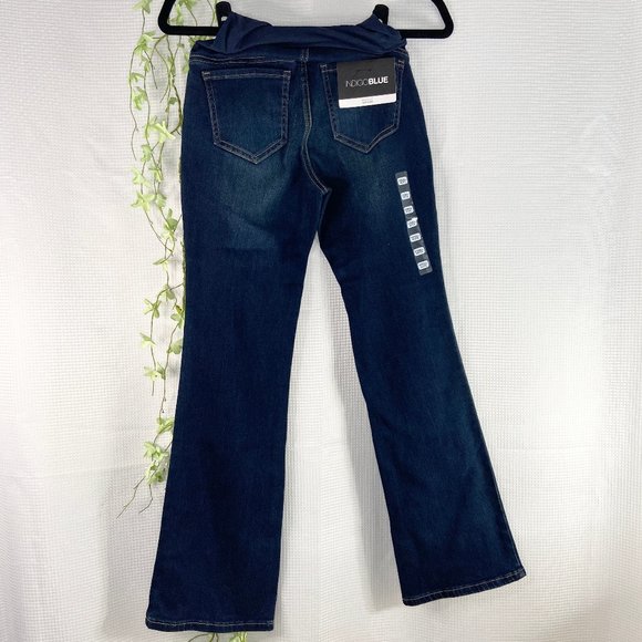 Motherhood Maternity Indigo Blue Boot Cut Petite Extra Small - Picture 6 of 13